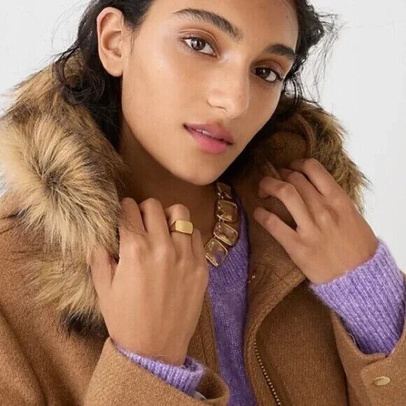 J. Crew Chateau Parka in Italian Stadium-Cloth Tan 2 - Picture 5 of 10